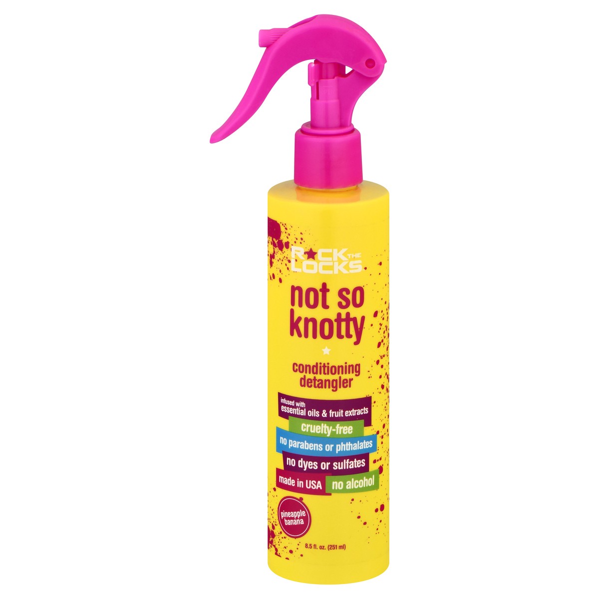 slide 10 of 12, Rock The Locks Pineapple Banana Conditioning Detangler 8.5 fl oz, 8.5 fl oz