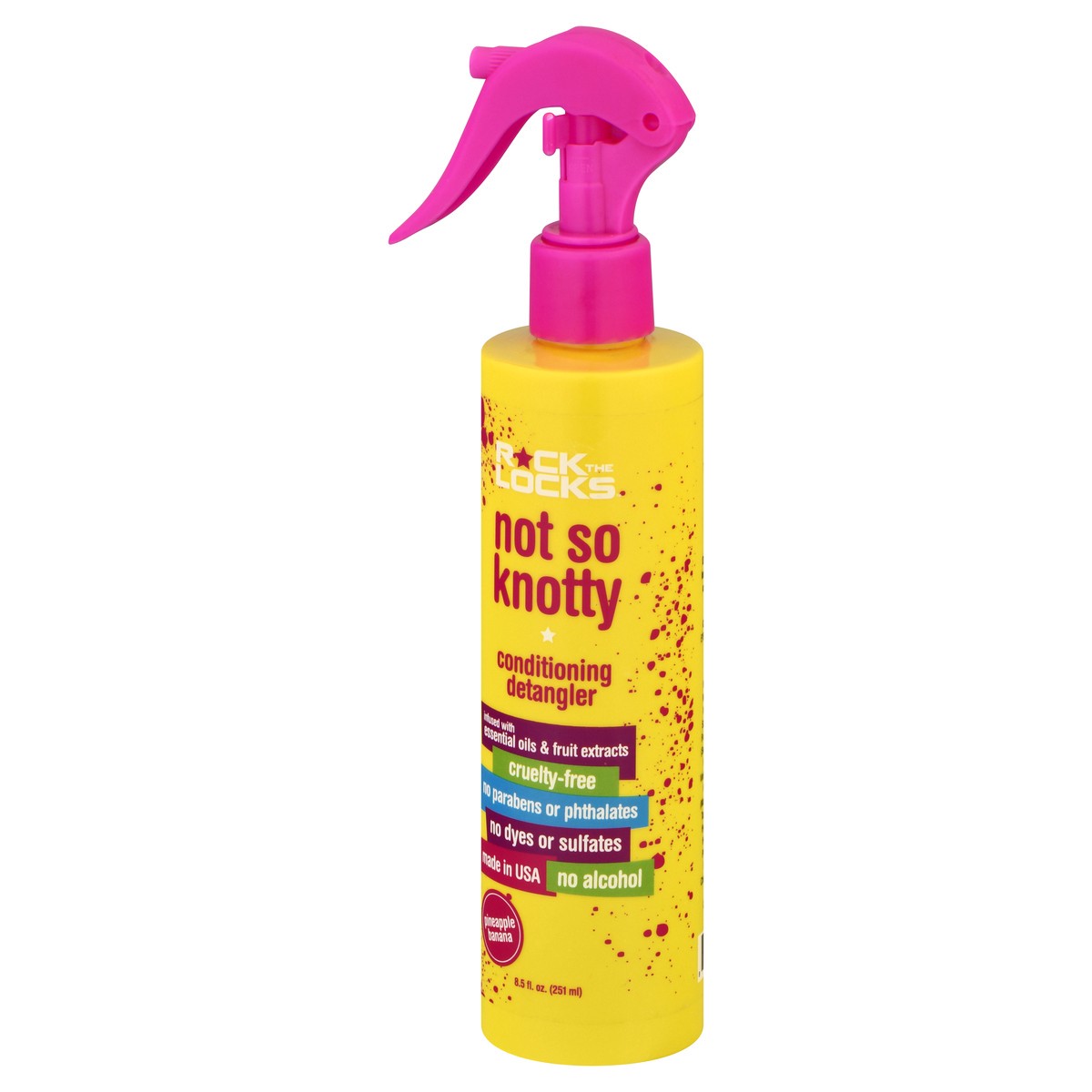 slide 8 of 12, Rock The Locks Pineapple Banana Conditioning Detangler 8.5 fl oz, 8.5 fl oz