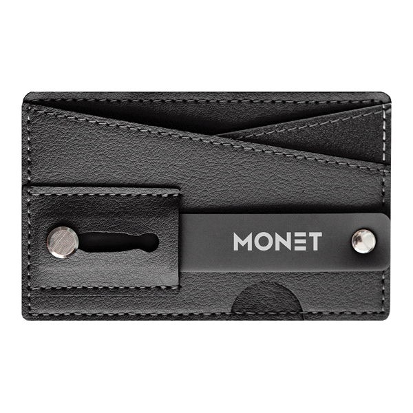 slide 1 of 1, Monet Phone Wallet- Black, 1 ct