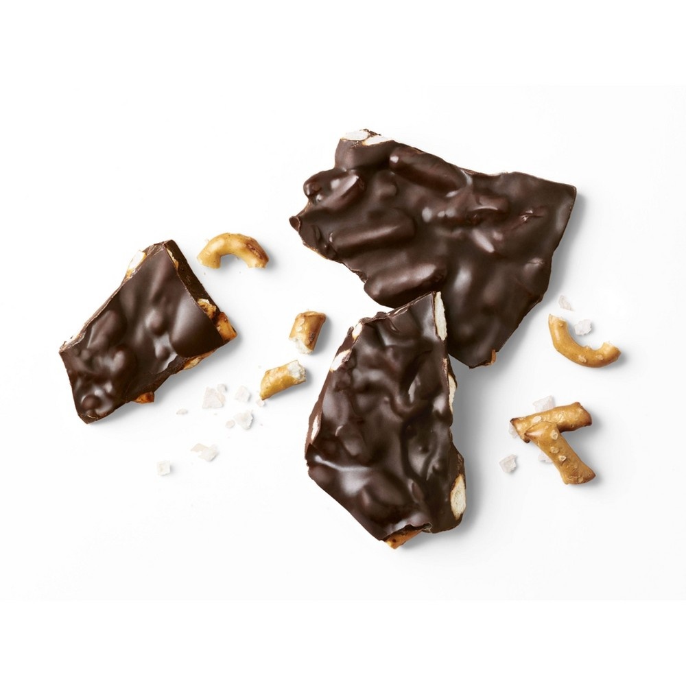 slide 2 of 4, barkTHINS Dark Chocolate Pretzel With Sea Salt, 4.7 oz