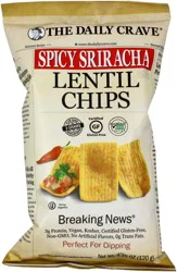 The Daily Crave Spicy Lentil Chips 4.25Oz