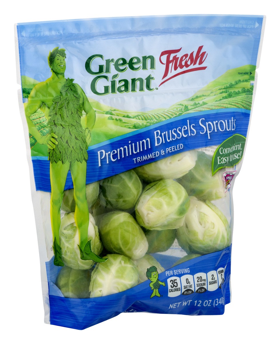 slide 2 of 11, Green Giant Brussels Sprouts Trimmed, 12 oz