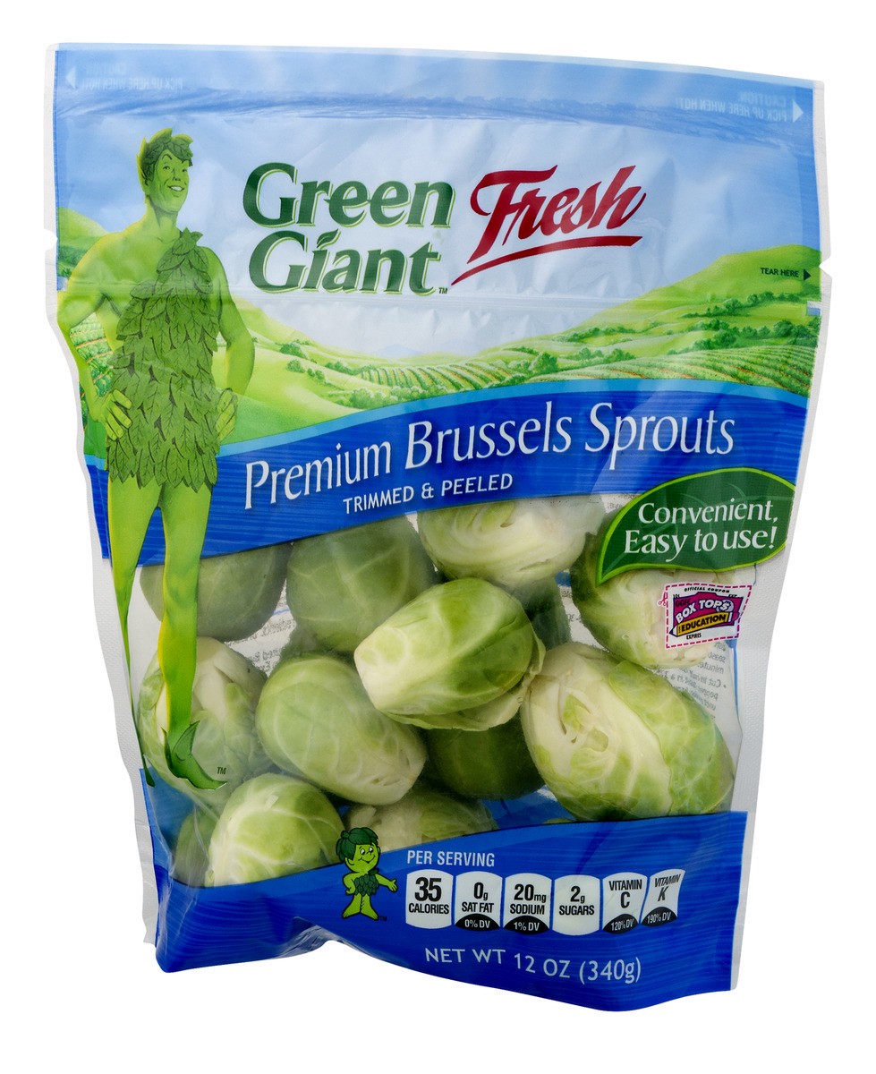 slide 4 of 11, Green Giant Brussels Sprouts Trimmed, 12 oz