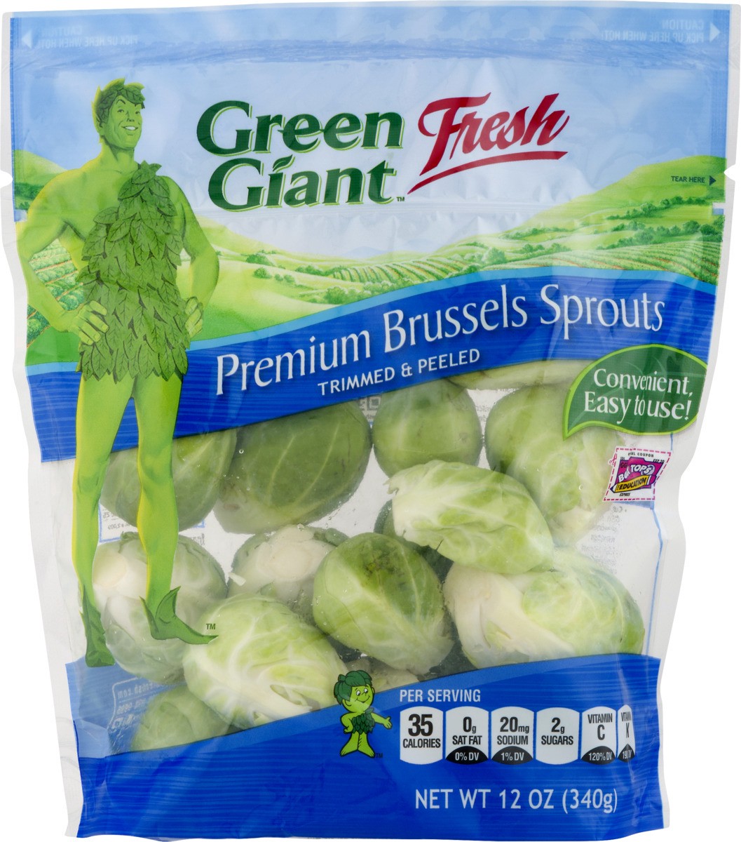 slide 10 of 11, Green Giant Brussels Sprouts Trimmed, 12 oz