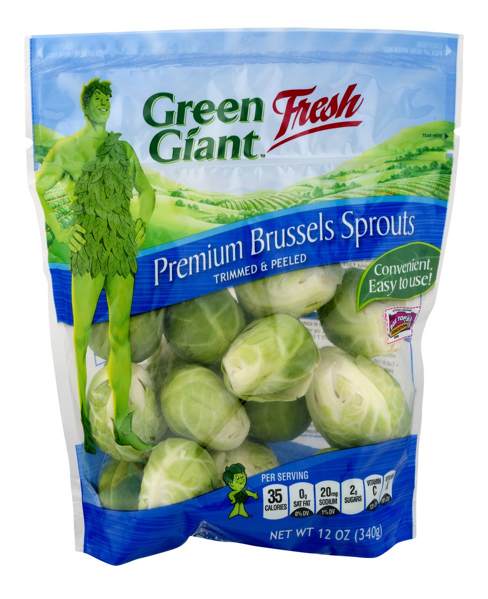 slide 1 of 11, Green Giant Brussels Sprouts Trimmed, 12 oz