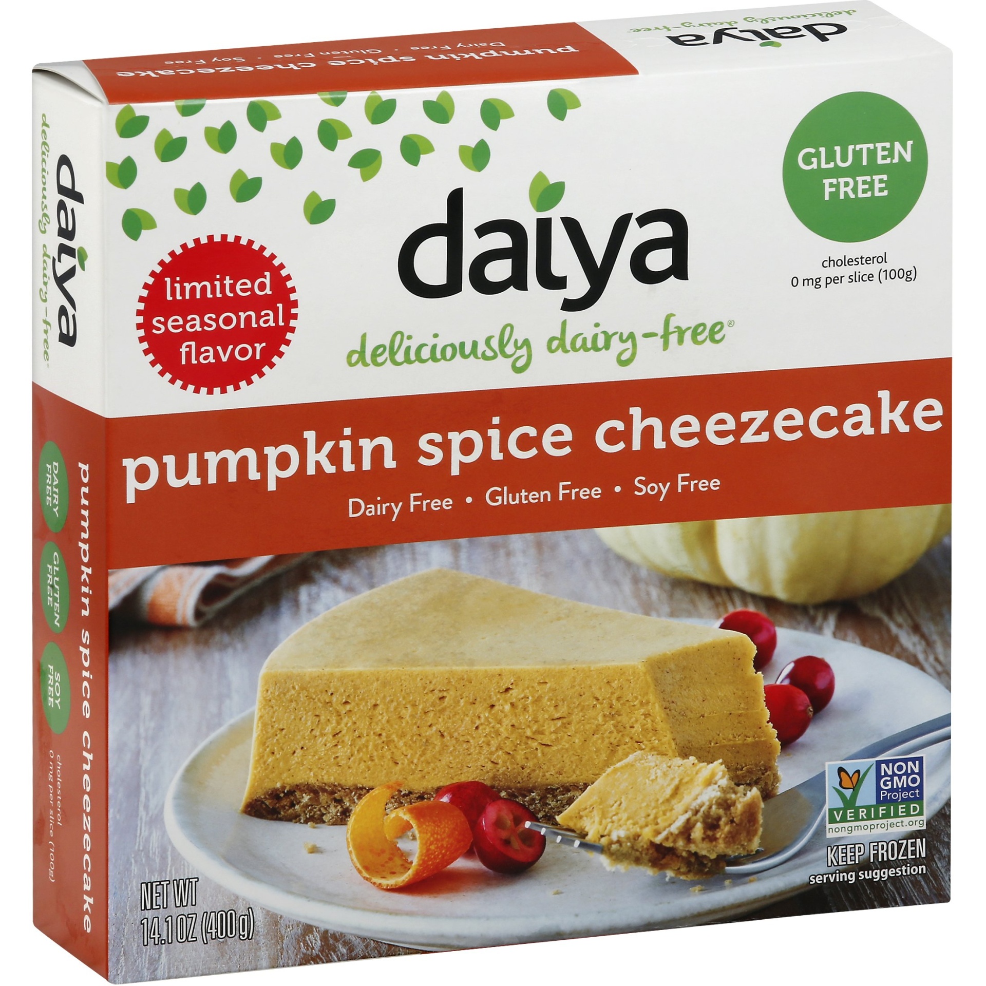 slide 1 of 1, Daiya Pumpkin Spice Cheezecake, 14.1 oz