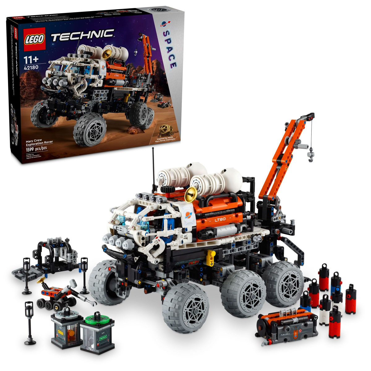 slide 1 of 21, LEGO Technic Mars Crew Exploration Rover Advanced Building Kit 42180, 1 ct