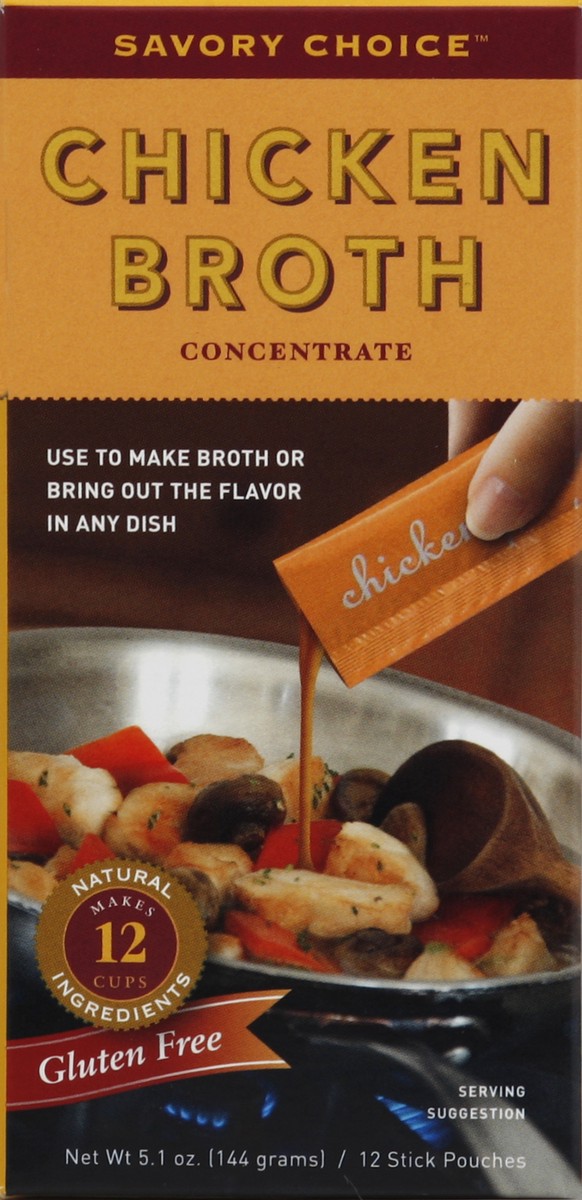 slide 1 of 4, Savory Choice Broth Concentrate 12 ea, 12 ct