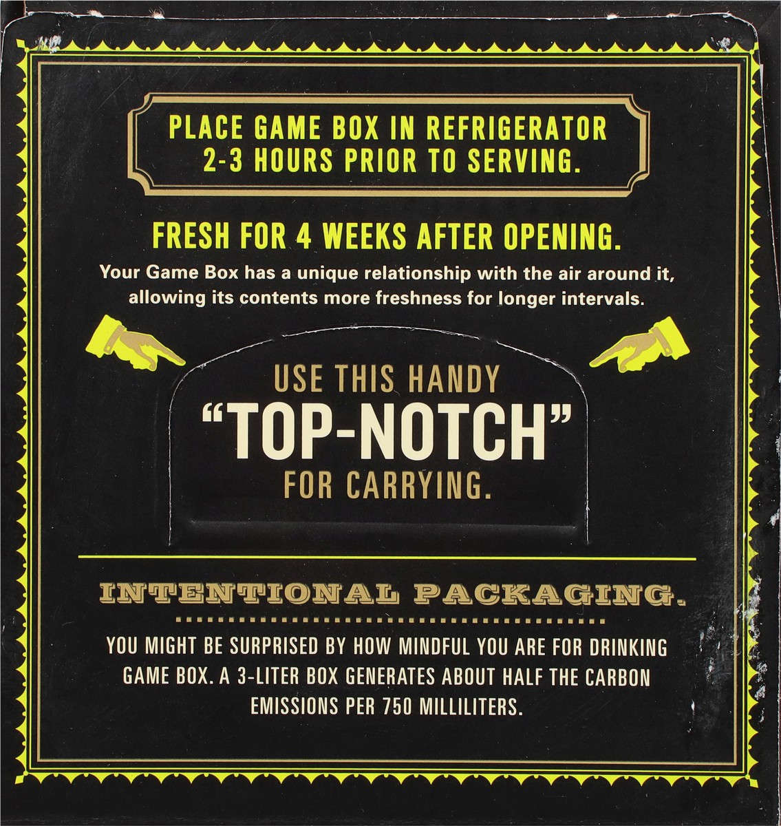 slide 2 of 9, Game Box Pinot Grigio, 3000 fl oz