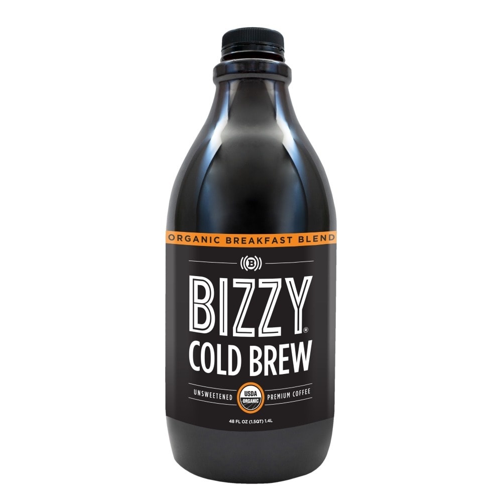 slide 1 of 6, Bizzy Organic Breakfast Blend Unsweetened Cold Brew Coffee - 48 fl oz, 48 fl oz