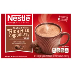 NESTLE Rich Milk Chocolate Hot Cocoa Mix 6-0.71 oz. Packets