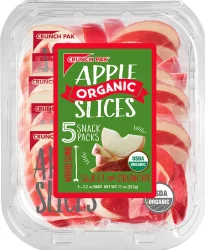 Crunch Pak Organic Apple Slices Snack Packs