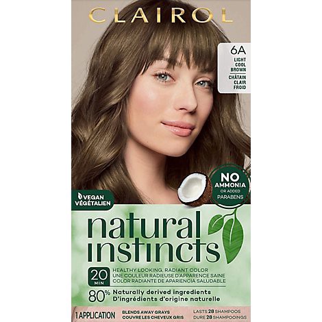 slide 1 of 1, CLAIROL Natural Instincts Hair Color Non-Permanent Light Cool Brown 14 - Each, 1 ct