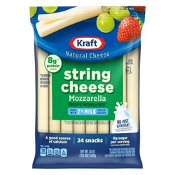 Kraft Mozzarella String Cheese 2%
