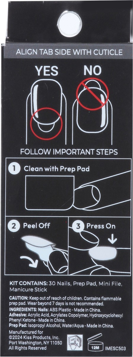 slide 2 of 14, imPRESS Premium Nails Short 30 ea, 30 ct