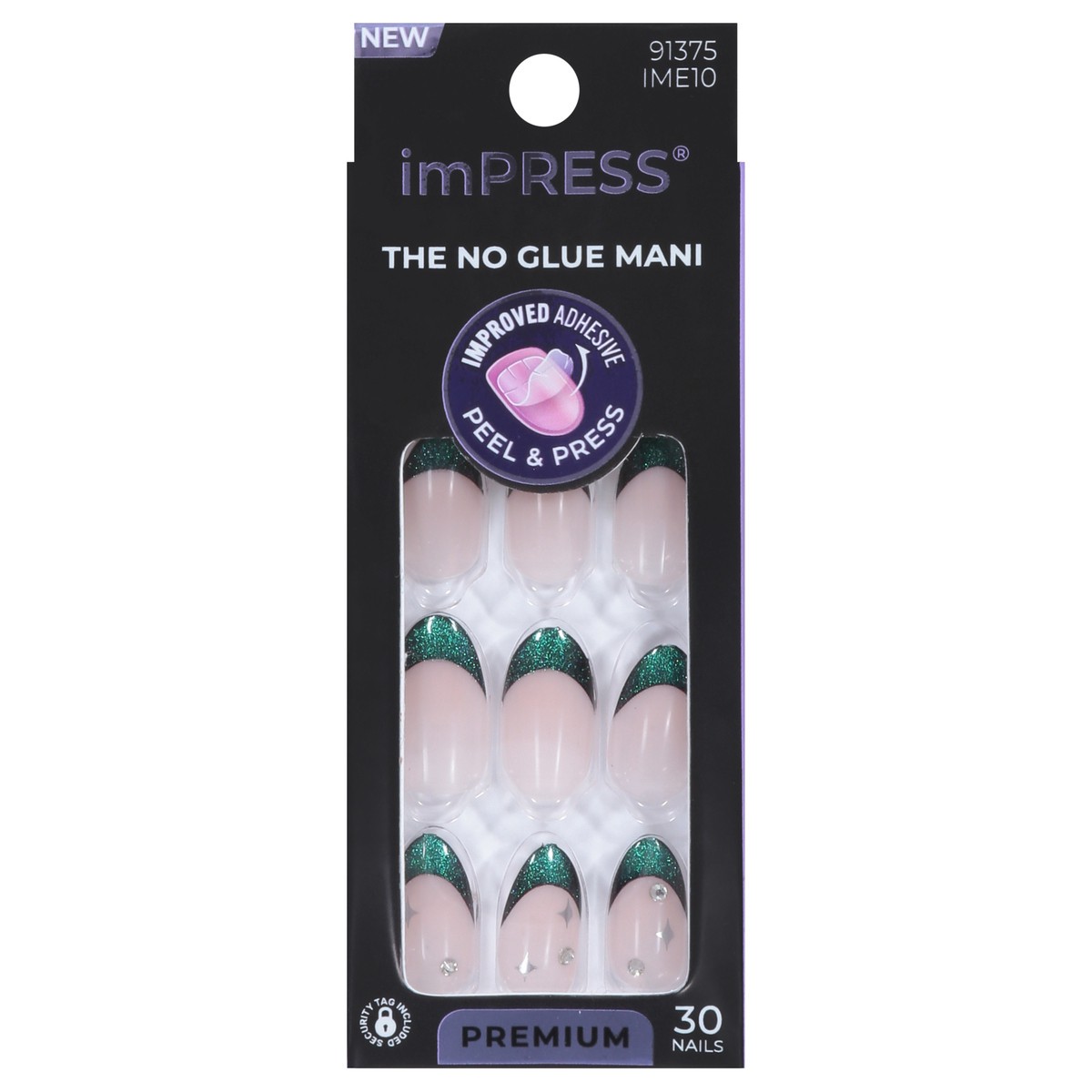 slide 9 of 14, imPRESS Premium Nails Short 30 ea, 30 ct