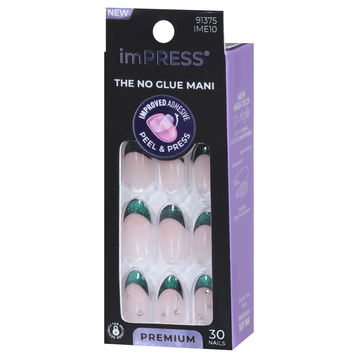 slide 13 of 14, imPRESS Premium Nails Short 30 ea, 30 ct