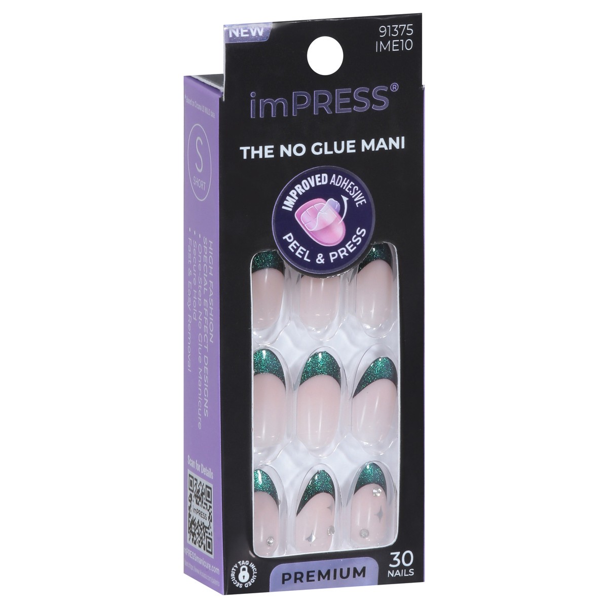 slide 8 of 14, imPRESS Premium Nails Short 30 ea, 30 ct