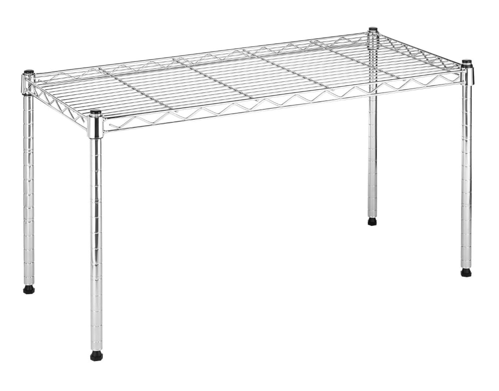 slide 1 of 1, Whitmor Wide Chrome Stacking Shelf, 30 x 14.1 in