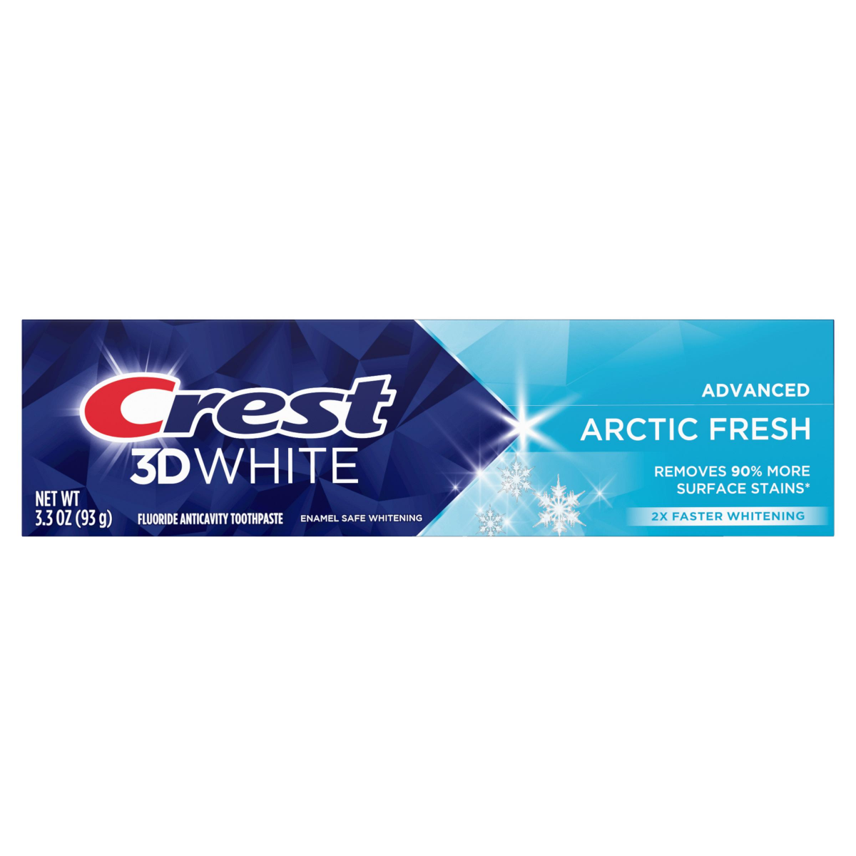 slide 15 of 29, Crest 3D White Anticavity Fluoride Advanced Arctic Fresh Toothpaste 3.3 oz, 3.3 oz