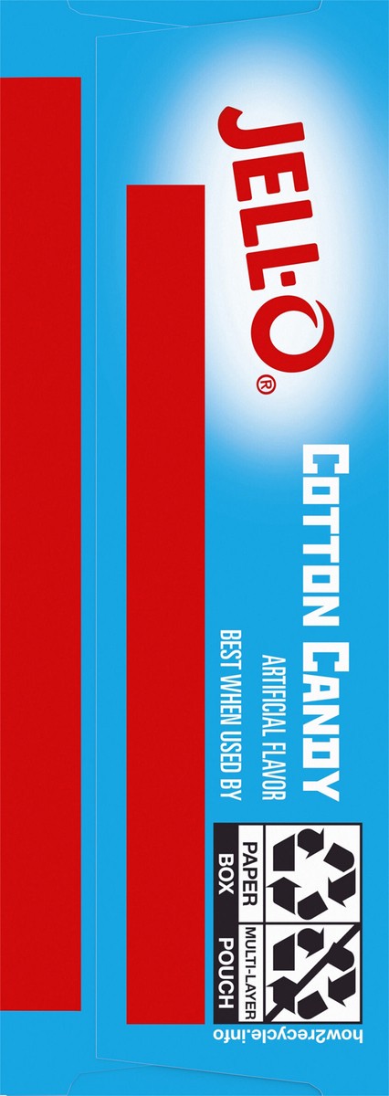 slide 8 of 13, Jell-O Cotton Candy Instant Gelatin Mix, 6 oz Box, 6 oz