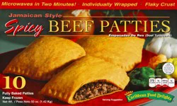 Caribbean Food Delights Beef Patties Spicy Jamaican Style