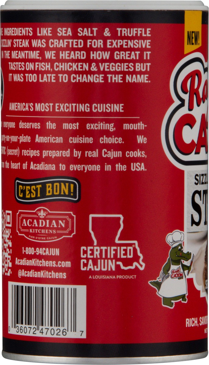 slide 4 of 9, Ragin' Cajun Sizzlin Steak Seasoning & Rub 8 oz, 