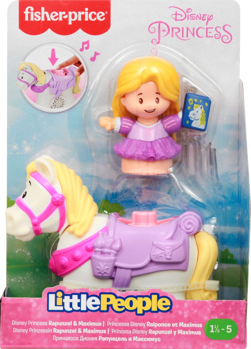 slide 6 of 9, Fisher-Price Little People Disney Princess Rapunzel & Maximus 1 ea, 1 ea