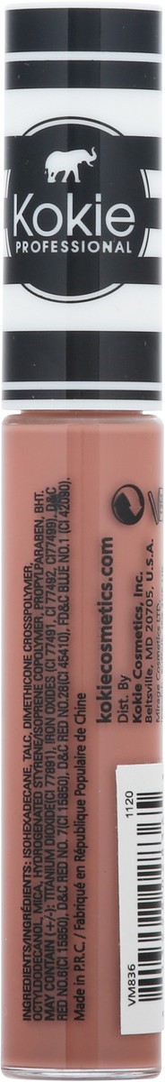 slide 6 of 9, Kokie Kissable Serenity VM836 Liquid Lipstick 7 ml, 0.24 fl oz
