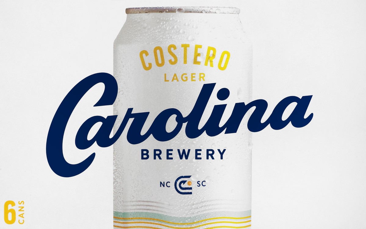 slide 8 of 9, Carolina Brewery Beer, Costero Lager, 6 Pack, 6 ct; 12 oz