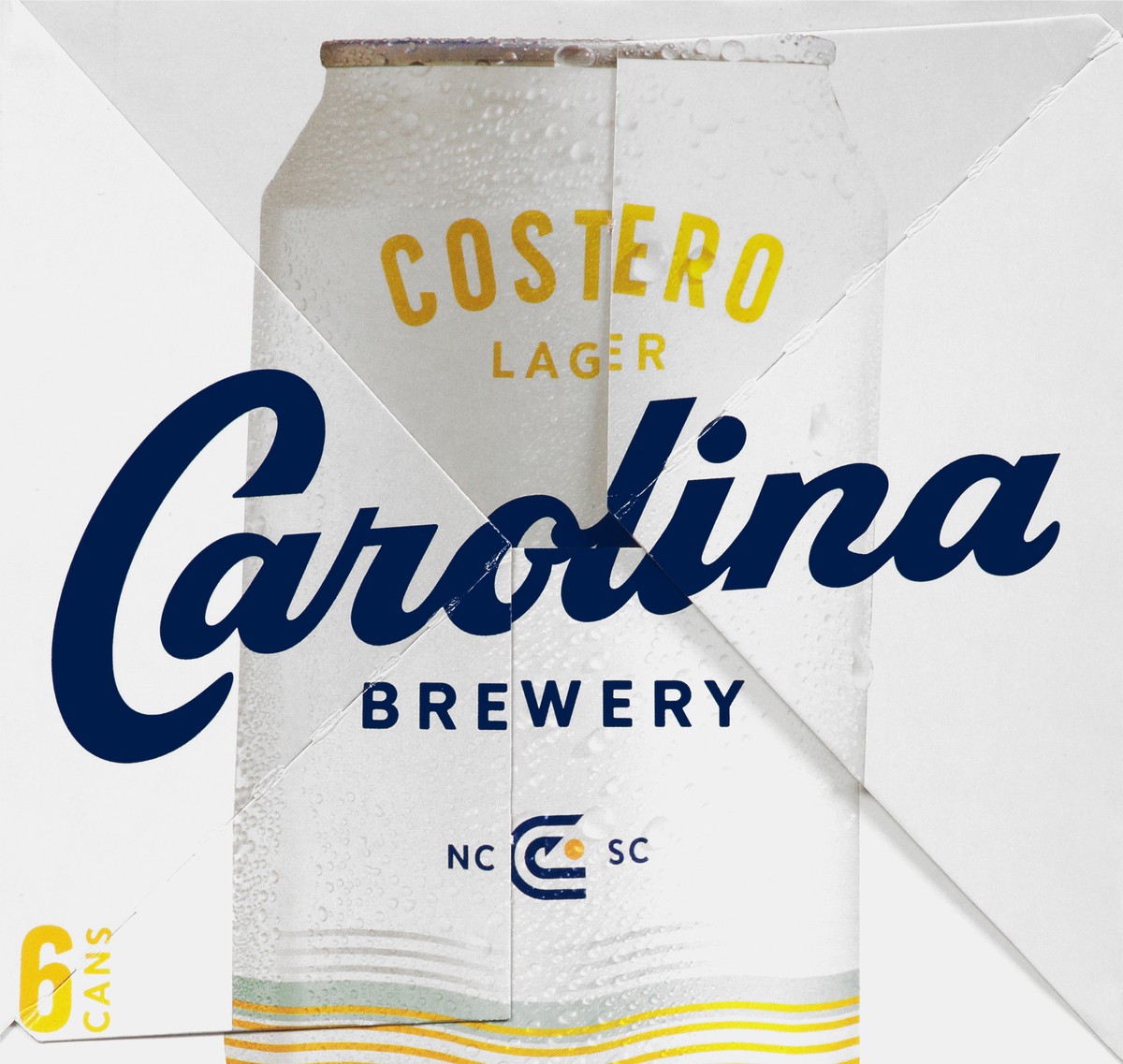 slide 4 of 9, Carolina Brewery Beer, Costero Lager, 6 Pack, 6 ct; 12 oz