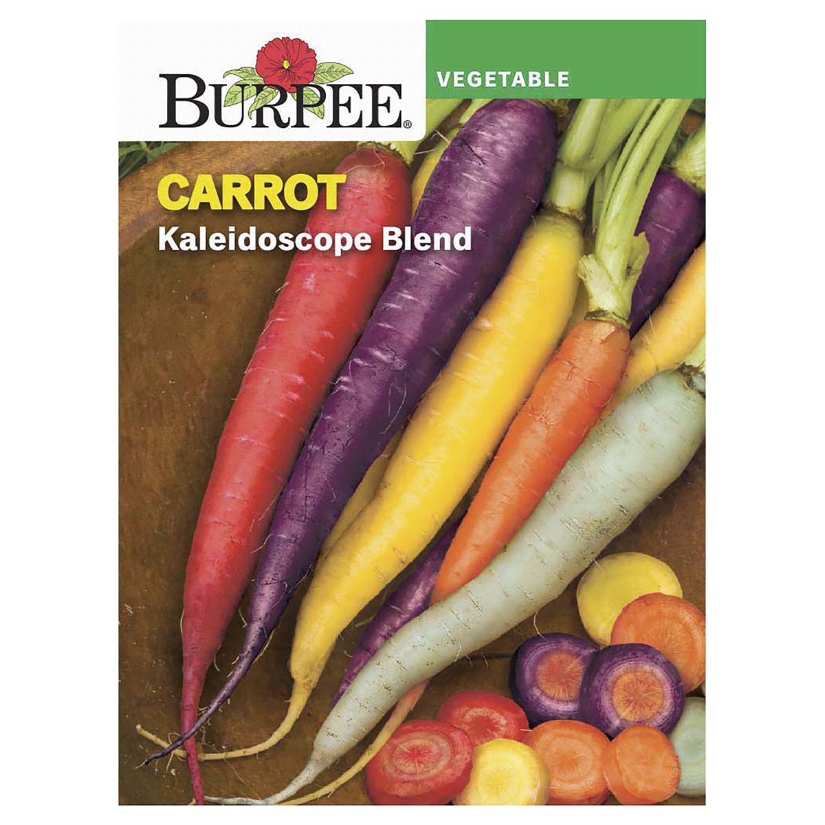 slide 1 of 5, Burpee Carrot Kaleidoscope Mix Seeds, 1 ct