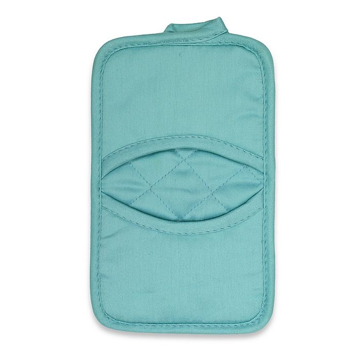 slide 1 of 1, Kitchensmart Solid Pocket Pot Holder - Surf, 1 ct