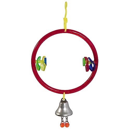 slide 7 of 8, JW Pet Bird Perch Ring & Toy Combo, 1 ct