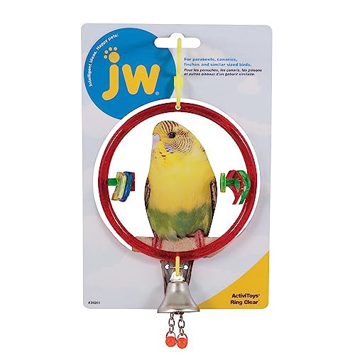 slide 8 of 8, JW Pet Bird Perch Ring & Toy Combo, 1 ct