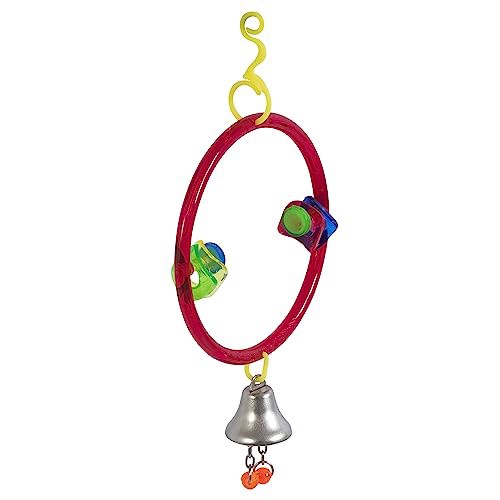 slide 4 of 8, JW Pet Bird Perch Ring & Toy Combo, 1 ct