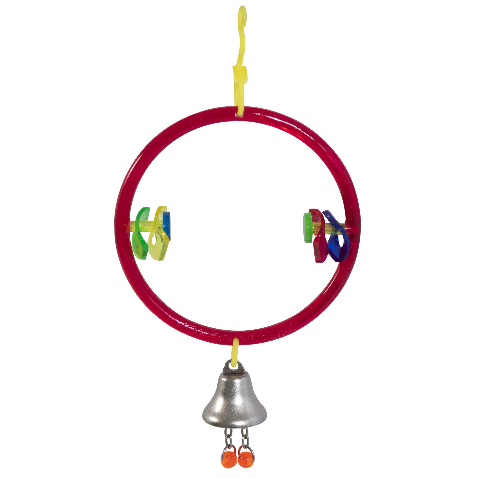 slide 1 of 8, JW Pet Bird Perch Ring & Toy Combo, 1 ct