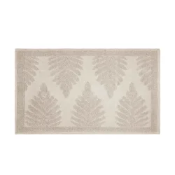 Martex Restore Bath Rug, 20 in x 32 in, Sand Fern Ogee