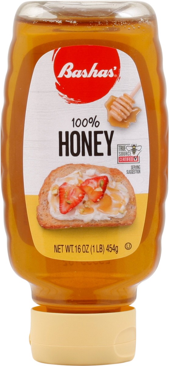 slide 13 of 13, Bashas Honey Upside Down, 16 oz