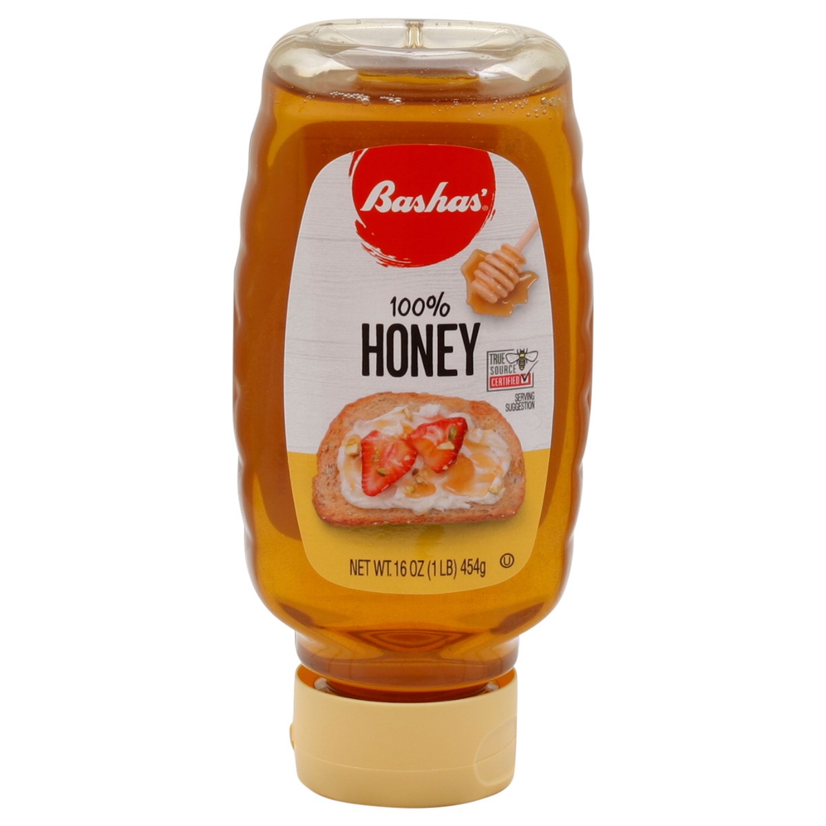 slide 1 of 13, Bashas Honey Upside Down, 16 oz