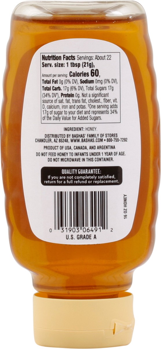 slide 12 of 13, Bashas Honey Upside Down, 16 oz