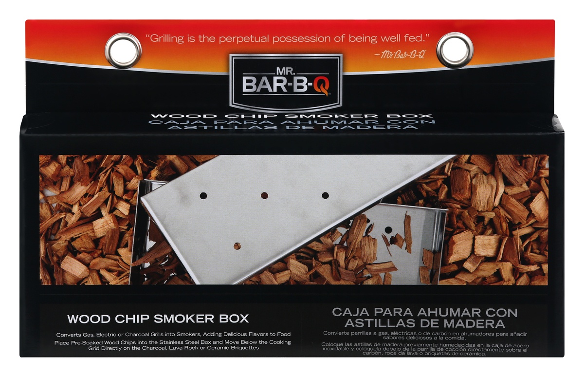 slide 1 of 1, Mr. Bar-B-Q Smoker Box, Wood Chip, 1 ct