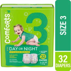 Comforts Jumbo Diapers Size 3