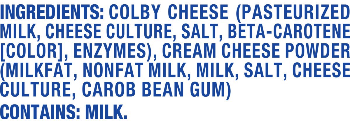 slide 12 of 14, Kraft Big Slice American Cheese Slices with Colby Cheese & Cream Cheese, 10 ct Pack, 10 ct