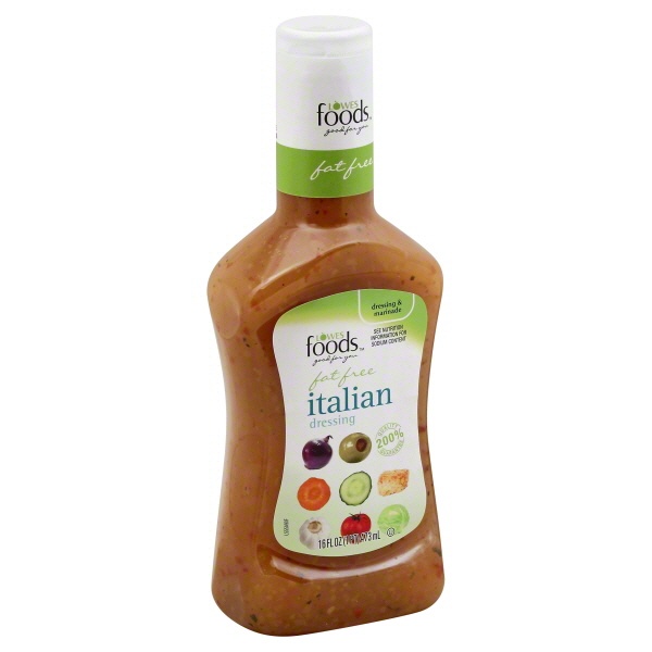 slide 1 of 1, Lowes Foods Dressing Italian Fat Free, 16 oz