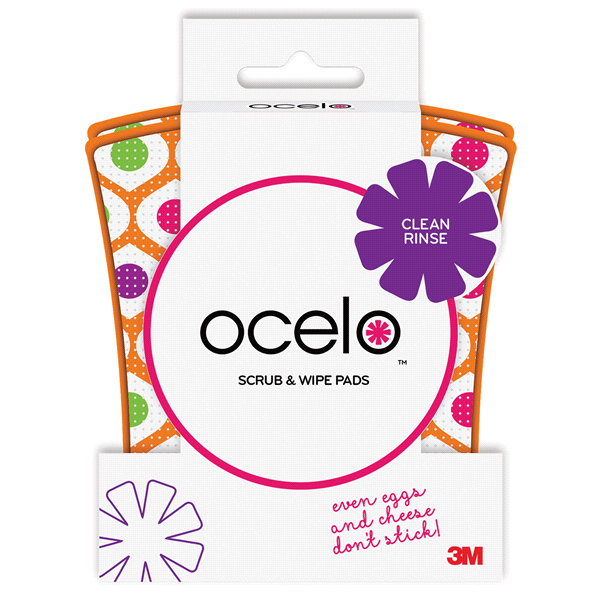 slide 1 of 2, ocelo Cleaning Pads, Value 2 Pack, 2 ct