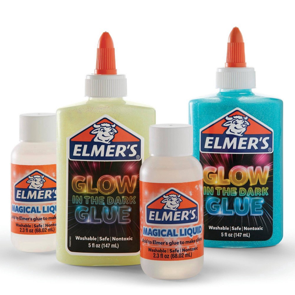 Elmer's Glow in the Dark Slime Kit 4 ct