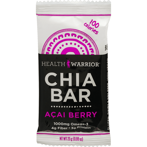 slide 5 of 8, Health Warrior Chia Seed Bar Mixed Berry With Acai 0.88 Oz, 0.88 oz