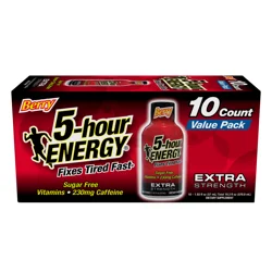 5-hour ENERGY, Extra Strength, Berry, 10 Pack, 1.93 oz