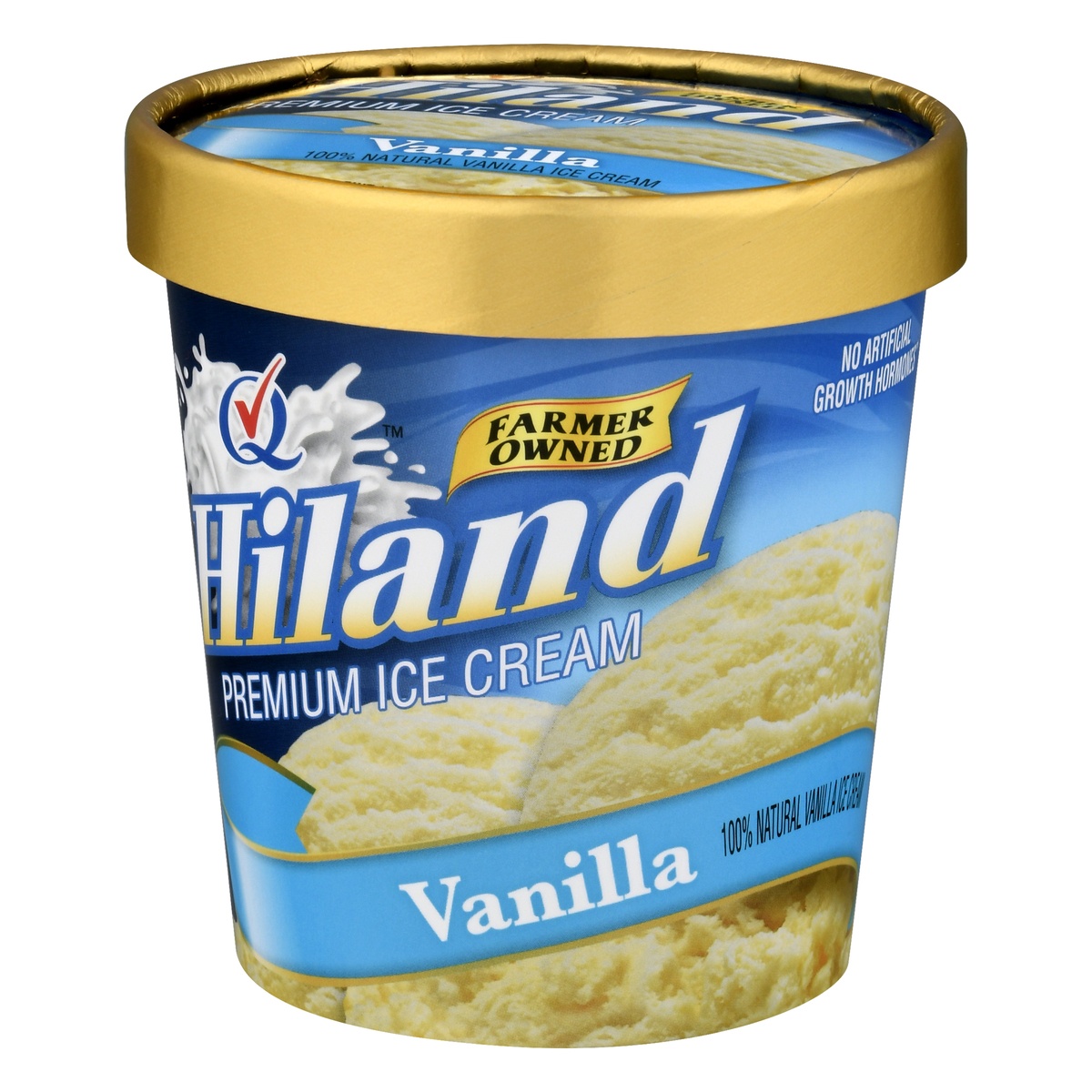 slide 3 of 10, Hiland Dairy Premium Ice Cream Vanilla, 1 pint